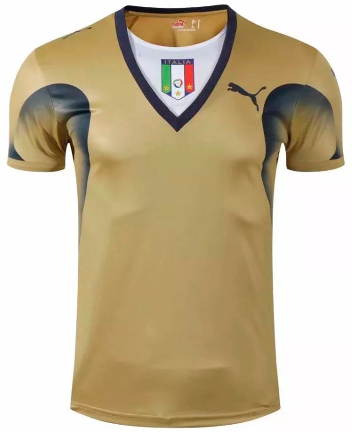 Camisa Goleiro I Seleção da Itália 2006 Retro Puma